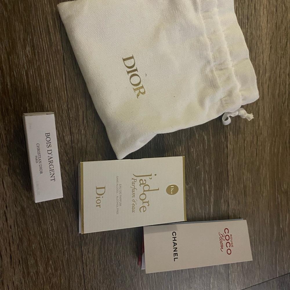 Dior Skincare Set with White Pouch